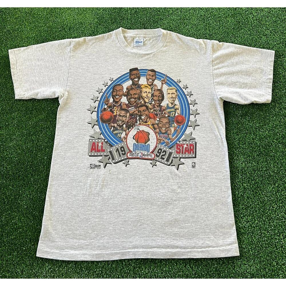 Vtg 1992 Orlando Nba All Star Game T Shirt Salem Single Stitch 90S Mens 22X285